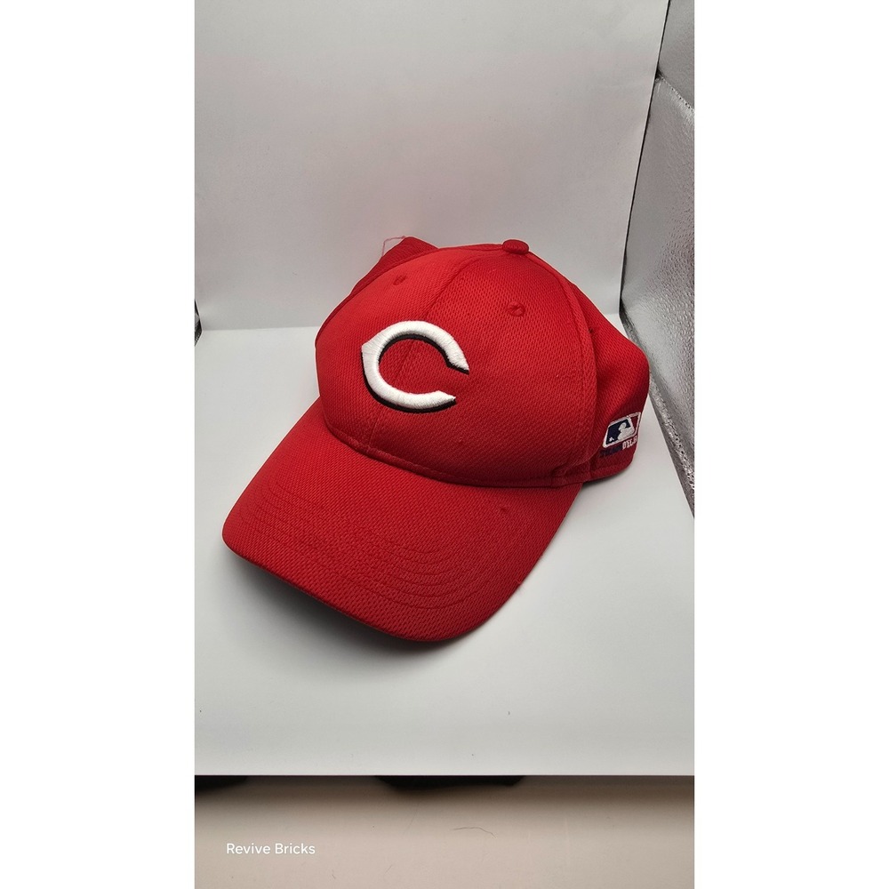 Men's OC Sports Red Chicago Cubs White Logo Hat Official Team MLB Great Cond.